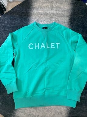 Birdz Teal Green Chalet Crewneck Sweatshirt - Men's S